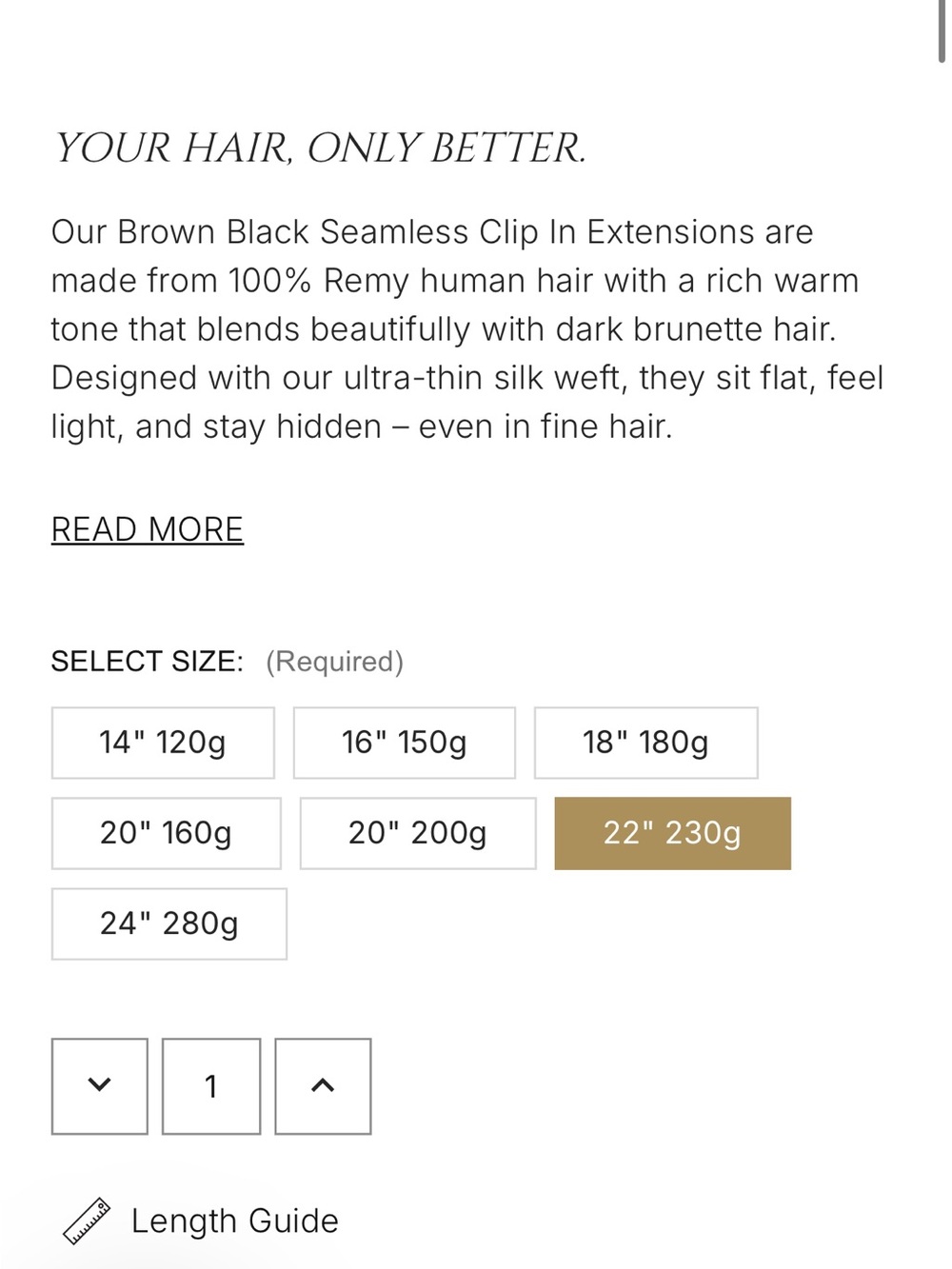 Foxy Locks 22” Black Brown Clip In Extensions - Picture 9 of 10